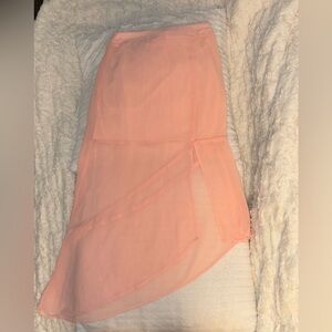 Francesca’s Mi Ami Front Slit Asymmetrical Midi Skirt NWT whimsical fairy